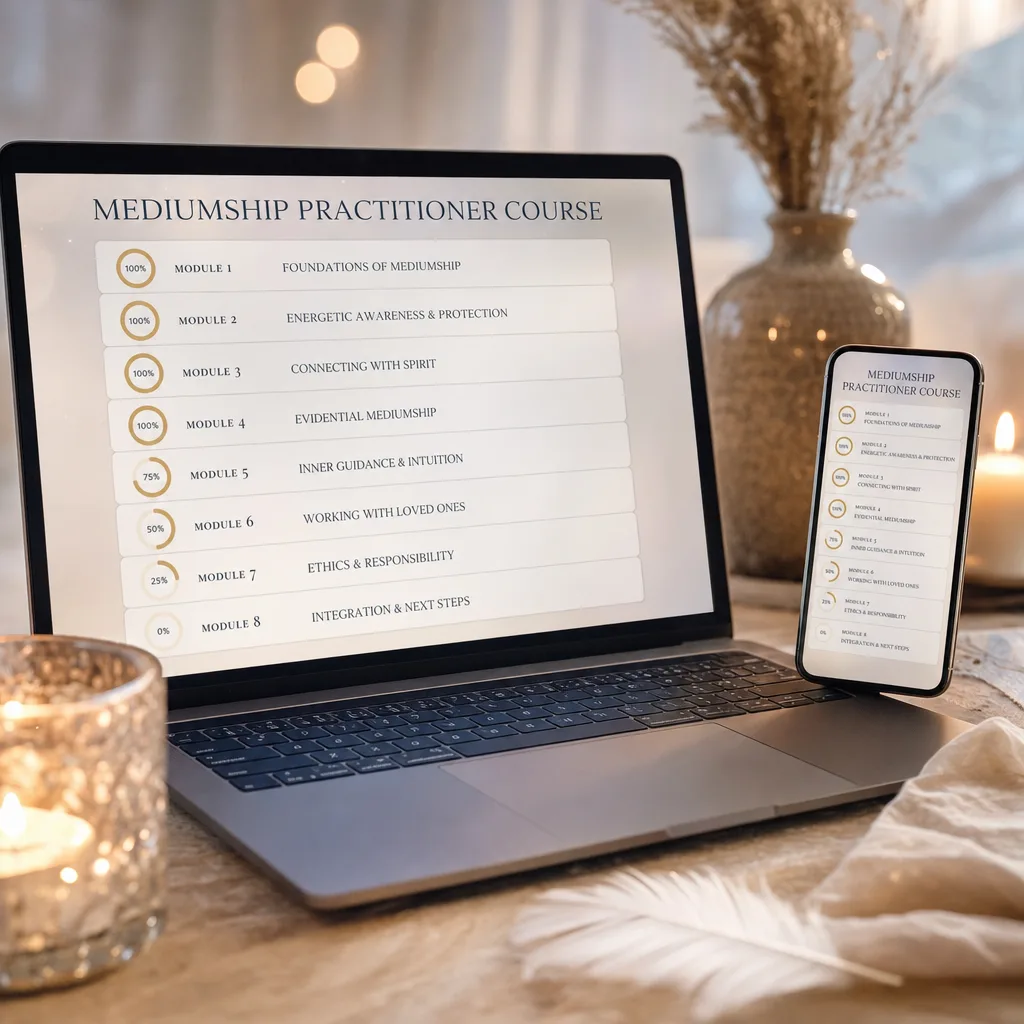 The complete course: 8 modules and 42 lessons in the Veil platform