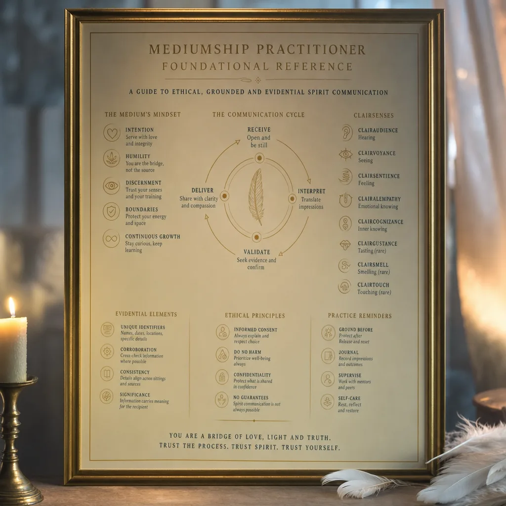 Mediumship Practitioner reference guides