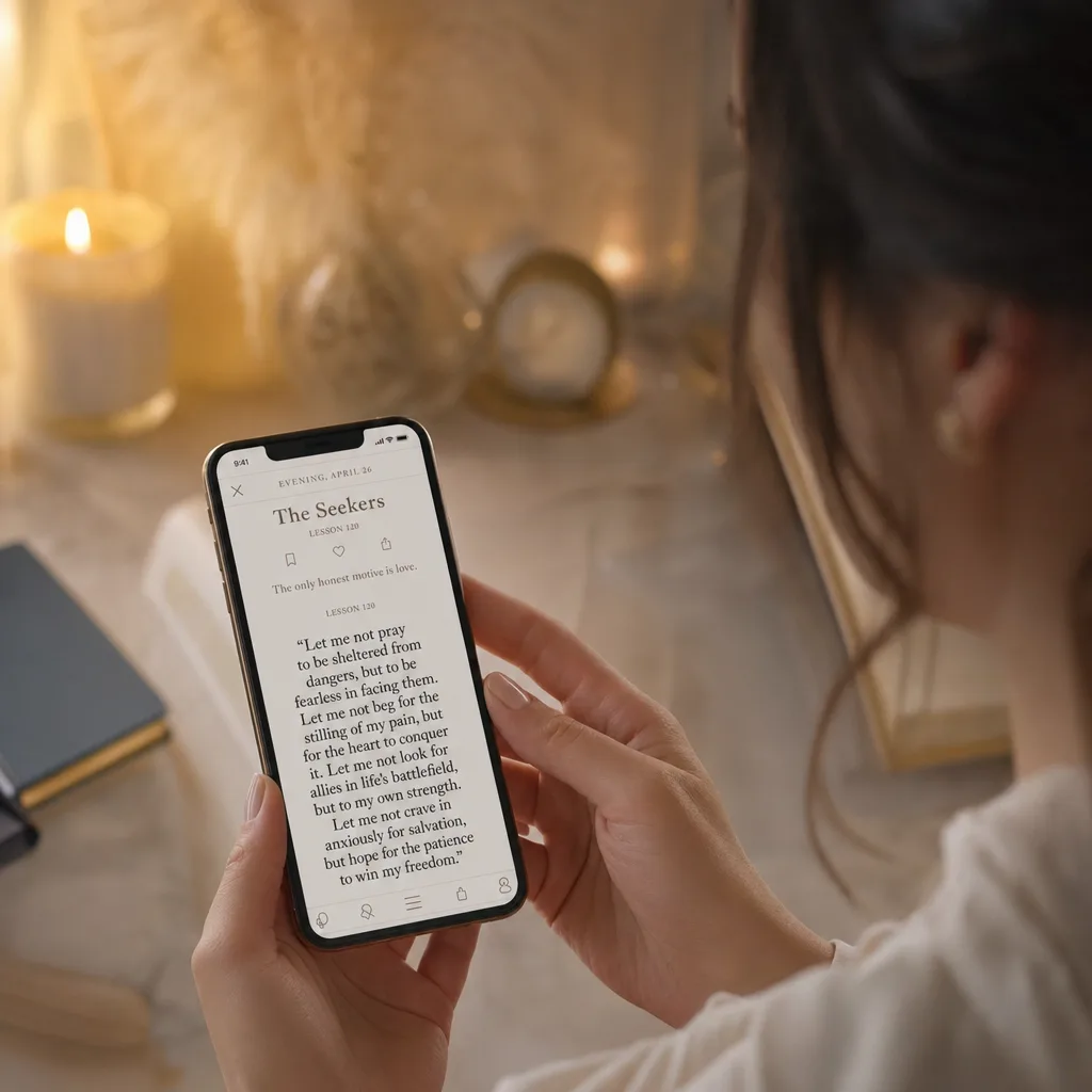 Read the lessons on your phone